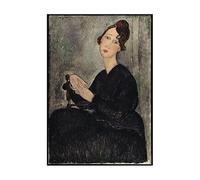 SSLDP LFHLI Affiche d’Art d’Amedeo Modigliani Art Mural Vintage Peinture et Impressions Amedeo Modigliani Peinture et estampes Décoration intérieure 50x70cmx1 sans Cadre