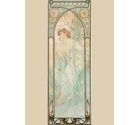 SSLDP LFHLI Affiche d’Exposition Alphonse Mucha Art Mural rétro féminin Peinture et Impressions sur Toile Peinture et estampes Décoration Moderne 40x60cm sans Cadre