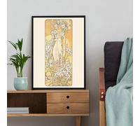 SSLDP LFHLI Affiche d’Exposition Alphonse Mucha Art Mural rétro féminin Peinture et Impressions sur Toile Peinture et estampes Décoration Moderne 40x60cm sans Cadre