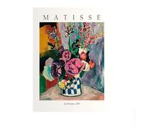 SSLDP LFHLI Affiche d’Exposition Henri Matisse Nature Morte Vase Art Mural Henri Matisse Peinture et estampes Décoration intérieure Tableau 40x60cmx1 sans Cadre