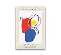 SSLDP LFHLI Affiche d’Exposition Joan Miro Art Mural Abstrait Vintage Peinture et gravures sur Toile Joan Miro Photo de décoration intérieure Nordique 50x70cmx1 sans Cadre