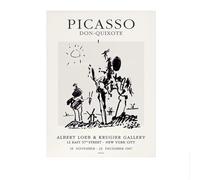 SSLDP LFHLI Affiche d’Exposition Pablo Picasso Peinture Simple sur Toile Abstraite Peinture Murale et estampes de Pablo Picasso Décoration intérieure Tableau 50x70cmx1 sans Cadre