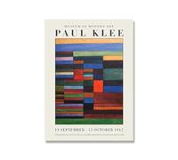 SSLDP LFHLI Affiche d’Exposition Paul Klee Art Mural Abstrait coloré Peinture et estampes sur Toile de Paul Klee Tableau de décoration Nordique 50x70cmx1 sans Cadre