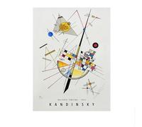 SSLDP LFHLI Affiche d’Exposition Wassily Kandinsky Art Mural Minimaliste Peinture et gravures sur Toile Wassily Kandinsky Décor de Maison 40x60cm sans Cadre