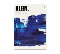 SSLDP LFHLI Affiche d’Exposition Yves Klein Art Mural français Moderne Peinture et estampes sur Toile Peinture et estampes Mode Décoration intérieure 50x70cmx1 sans Cadre