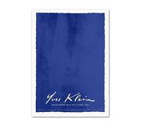 SSLDP LFHLI Affiche d’Exposition Yves Klein Art Mural français Moderne Peinture et estampes sur Toile Peinture et estampes Mode Décoration intérieure 50x70cmx1 sans Cadre