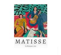 SSLDP LFHLI Affiche d’Henri Matisse Portrait d’Une Femme Art Mural Henri Matisse Peinture et Impressions sur Toile Décoration Nordique 50x70cmx1 sans Cadre