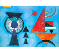 SSLDP LFHLI Affiche d’œuvres rétro de Wassily Kandinsky Illustration Murale Abstraite Peinture sur Toile et estampes de Wassily Kandinsky Décor de Maison 40x60cm sans Cadre