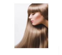 SSLDP LFHLI Affiche de Coiffure féminine Art Mural de Salon de Coiffure Peinture de Toile Empreintes de Cheveux féminins Décoration de Salon de Coiffure 40x60cmx1 sans Cadre