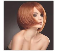 SSLDP LFHLI Affiche de Coiffure féminine Art Mural de Salon de Coiffure Peinture de Toile Empreintes de Cheveux féminins Décoration de Salon de Coiffure 60x60cmx1 sans Cadre