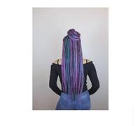 SSLDP LFHLI Affiche de Coiffure féminine Art Mural de Salon de Coiffure Peinture de Toile Empreintes de Cheveux féminins Décoration de Salon de Coiffure 40x60cmx1 sans Cadre