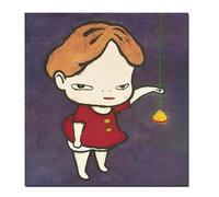 SSLDP LFHLI Affiche de Dessins animés de Yoshitomo Nara Jolie Illustration Murale Peinture et Impressions de Toile de Yoshitomo Nara Décor de Chambre de bébé 60x60cmx1 sans Cadre