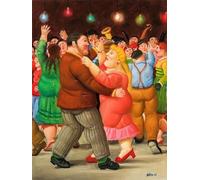 SSLDP LFHLI Affiche de Figures drôles de Fernando Botero Peinture Abstraite sur Toile Fernando Botero Art Mural et gravures Décoration intérieure Image 50x70cm sans Cadre