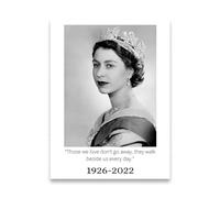 SSLDP LFHLI Affiche de la Reine Elizabeth II Portrait Vintage Mural Peinture et estampes de la Reine Elizabeth Tableau de décoration intérieure Nordique 40x60cm sans Cadre