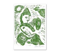 SSLDP LFHLI Affiche de Marc Chagall Surréalisme Art Mural Abstrait Peinture et gravures sur Toile Marc Chagall Décoration du Salon de la Maison Image 50x70cm sans Cadre