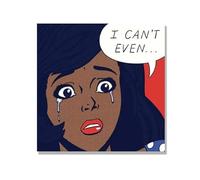 SSLDP LFHLI Affiche de Roy Lichtenstein Style rétro de Bandes dessinées Art Mural Roy Lichtenstein Peinture et estampes Décoration Moderne 50x50cm sans Cadre