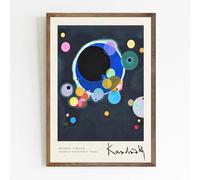 SSLDP LFHLI Affiche de Wassily Kandinsky Œuvres d’Art colorées Peinture Murale de Wassily Kandinsky Peinture et gravures de décoration de Salle de Maison 40x60cm sans Cadre