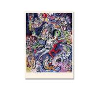 SSLDP LFHLI Affiche esthétique de Marc Chagall Art Mural Abstrait Peinture et gravures sur Toile Marc Chagall Décoration du Salon de la Maison 50x70cm sans Cadre