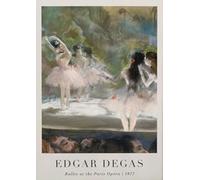 SSLDP LFHLI Affiche impressionniste Edgar Degas Ballerina Danseuse Fille Art Mural Edgar Degas Peinture et gravures sur Toile Tableau de décoration intérieure 50x70cm sans Cadre