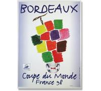 SSLDP LFHLI Affiche Moderne de la Coupe du Monde de la FIFA Imprimé Vintage de Football Peinture d’Art de Football Peinture Murale Sportive Gymnase décoration intérieure 50x70cmx1 sans Cadre