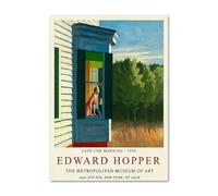 SSLDP LFHLI Affiche rétro d’Exposition Edward Hopper Art Mural Abstrait Peinture et estampes sur Toile Edward Hopper Décoration intérieure 50x70cmx1 sans Cadre