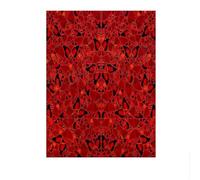 SSLDP LFHLI Affiche rétro Damien Hirst Art Mural Abstrait Cramoisi Peinture et Impressions Damien Hirst Tableau de décoration intérieure Moderne 40x60cmx1 sans Cadre