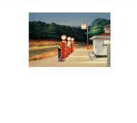 SSLDP LFHLI Affiche rétro Edward Hopper Esthétique Art Mural Architectural Peinture et estampes Edward Hopper Peinture et estampes Décoration intérieure 50x70cm sans Cadre