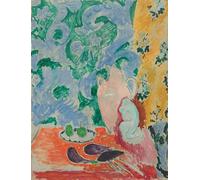 SSLDP LFHLI Affiche Rétro Henri Matisse《Nature Morte avec des Aubergines》Art Mural Et Impressions Henri Matisse Peinture sur Toile Décor D’intérieur Photo 50x70cm sans Cadre