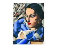 SSLDP LFHLI Affiche Tamara de Lempicka Femme à la Mode Art Mural Tamara de Lempicka Peinture et Impressions sur Toile Tableau de décoration 40x60cmx1 sans Cadre