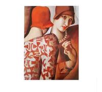 SSLDP LFHLI Affiche Tamara de Lempicka Femme à la Mode Art Mural Tamara de Lempicka Peinture et Impressions sur Toile Tableau de décoration 40x60cmx1 sans Cadre