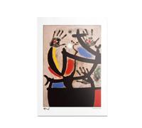 SSLDP LFHLI Affiche Vintage Classique de Joan Miro Mid Century Art Abstrait Mural Peinture et Impressions sur Toile Joan Miro Décoration intérieure 50x70cmx1 sans Cadre