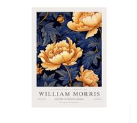 SSLDP LFHLI Affiche William Morris Peinture en Toile Fleurie colorée Art Mural et gravures William Morris Nouveau Décoration Murale Tableau Mural 50x70cm sans Cadre