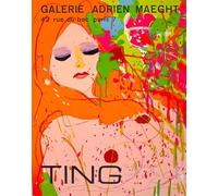 SSLDP LFHLI Affiches célèbres de Walasse Ting Art mural abstrait féminin Peinture et gravures sur toile Tableau de décoration moderne 50x70cm Sans cadre