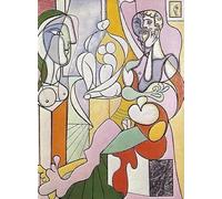 SSLDP LFHLI Affiches classiques de Pablo Picasso Esthétique du cubisme Peinture sur toile Art mural et estampes de Pablo Picasso Décoration intérieure 50x70cmx1 Sans cadre