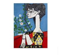 SSLDP LFHLI Affiches d’Exposition de Pablo Picasso Peinture sur Toile du Visage Peinture Murale et gravures de Pablo Picasso Décoration du Salon de la Maison Tableau 50x70cm sans Cadre
