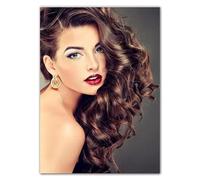 SSLDP LFHLI Affiches de Coiffure de Salon Coiffure Coiffure Salon Coiffure Peinture sur Toile et Art Mural Empreintes capillaires Modernes Décoration intérieure 40x60cm sans Cadre