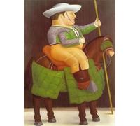 SSLDP LFHLI Affiches de Fernando Botero Peinture Abstraite de Toile de Personne Grosse Peinture Murale et Impressions de Fernando Botero Décoration intérieure 50x70cmx1 sans Cadre