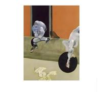 SSLDP LFHLI Affiches Francis Bacon Figure Abstraite Chef-d’œuvre Illustration Murale Peinture et estampes sur Toile Francis Bacon Photo de décoration intérieure 40x60cmx1 sans Cadre
