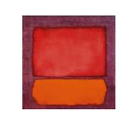 SSLDP LFHLI Affiches Mark Rothko Art Mural Vintage Minimaliste coloré Mark Rothko Peinture et Impressions sur Toile Image de décoration intérieure 50x50cm sans Cadre