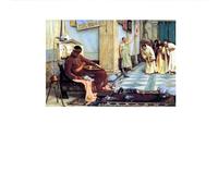 SSLDP LFHLI Affiches rétro de Figurines John William Waterhous Peinture Murale John William Waterhous Peinture et gravures décoration de Maison 50x70cm sans Cadre