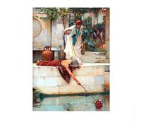 SSLDP LFHLI Affiches rétro de Figurines John William Waterhous Peinture Murale John William Waterhous Peinture et gravures décoration de Maison 50x70cm sans Cadre