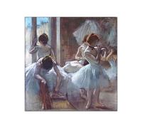 SSLDP LFHLI Affiches rétro Edgar Degas Ballerine Art Mural Pierre Edgar Degas Peinture sur Toile et Impressions pour la décoration de la Maison Salon Photo 50x50cm sans Cadre