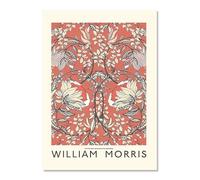 SSLDP LFHLI Affiches William Morris Fleurs colorées Art Mural Peinture et Impressions sur Toile William Morris Tableau de décoration intérieure Nordique 50x70cmx1 sans Cadre