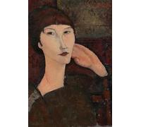 SSLDP LFHLI Amedeo Modigliani Affiche La Femme Portrait Art Mural Amedeo Modigliani Peinture sur Toile Et Impressions Nordique Home Decor Photo 40x60cm sans Cadre