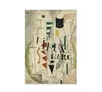 SSLDP LFHLI Art Moderne Maître Pablo Picasso Affiche Vintage Cubisme Lignes Art Mural Pablo Picasso Toile Peinture Et Impressions Décoration D’intérieur Photo 40x60cm sans Cadre