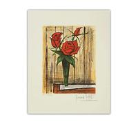 SSLDP LFHLI Bernard buffet esthétique affiche bouquet de fleurs art mural rétro Bernard buffet peinture sur toile et impressions décoration intérieure image 40x60cm sans cadre
