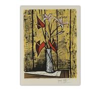 SSLDP LFHLI Bernard buffet esthétique affiche bouquet de fleurs art mural rétro Bernard buffet peinture sur toile et impressions décoration intérieure image 40x60cm sans cadre