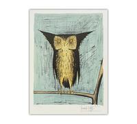 SSLDP LFHLI Bernard Buffet Esthétique Poster《Le Petit Duc 1969》Art Mural Bernard Buffet Peinture Sur Toile Et Impressions Décoration D’intérieur Photo 40x60cm Sans Cadre