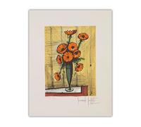 SSLDP LFHLI Bernard Buffet Poster Vintage Fleurs Art Mural Bernard Buffet Peinture sur Toile Et Impressions pour La Maison Salon Décor Photo 40x60cm sans Cadre