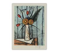 SSLDP LFHLI Bernard Buffet Poster Vintage Fleurs Art Mural Bernard Buffet Peinture sur Toile Et Impressions pour La Maison Salon Décor Photo 40x60cm sans Cadre